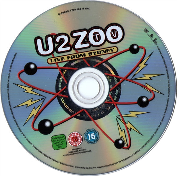 U2 : ZooTV Live From Sydney (DVD-V, Multichannel, PAL + DVD-V, Enh, PAL + Dlx, )