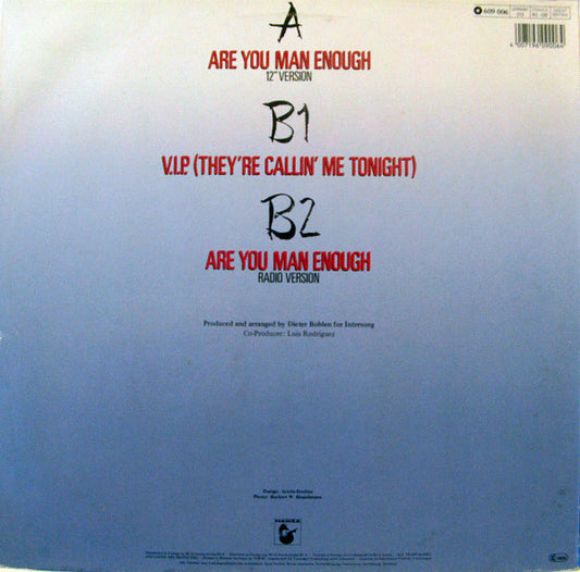 C.C. Catch : Are You Man Enough (Long Version - Muscle Mix) (12", Maxi)