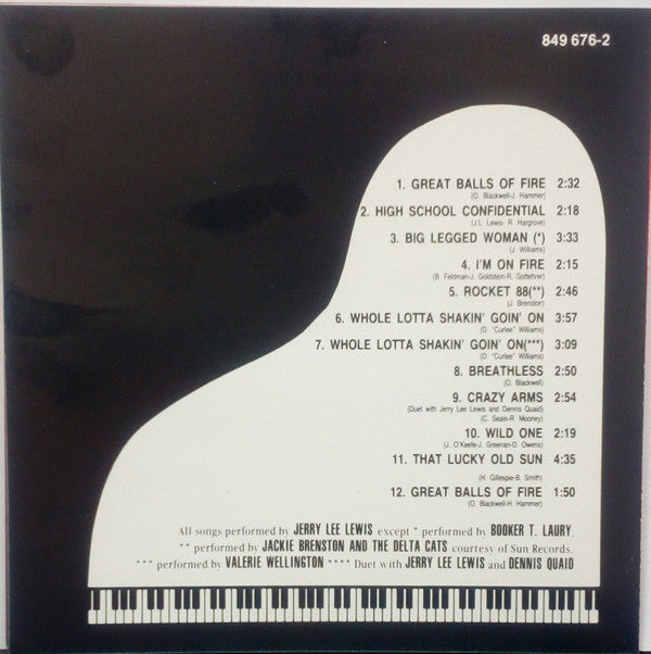 Various : Great Balls Of Fire! (Original Motion Picture Soundtrack) (CD, Album)