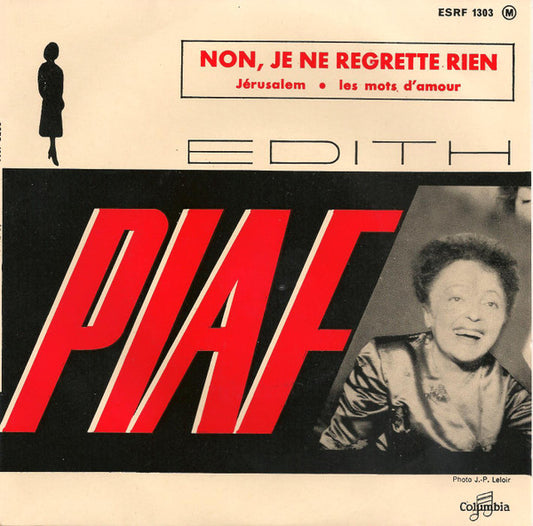 Edith Piaf : Non, Je Ne Regrette Rien (7", EP)