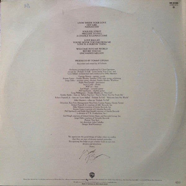 George Benson : Livin' Inside Your Love (2xLP, Album, Gat)