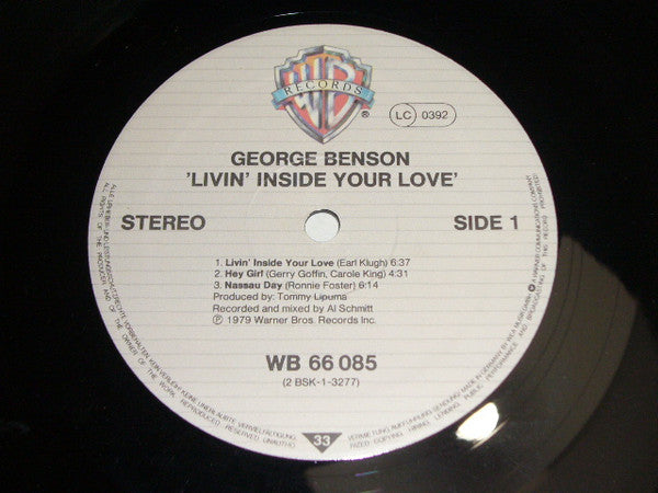 George Benson : Livin' Inside Your Love (2xLP, Album, Gat)