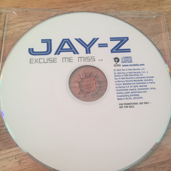 Jay-Z : Excuse Me Miss (CD, Single, Promo)