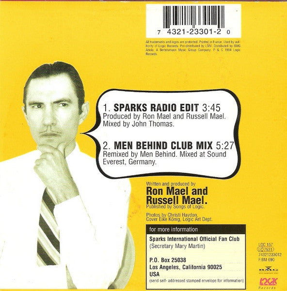 Sparks : When Do I Get To Sing "My Way" (CD, Single, Car)