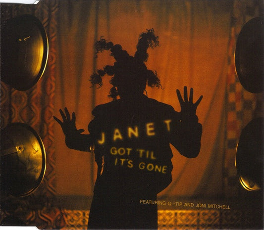 Janet Jackson Featuring Q-Tip And Joni Mitchell : Got 'Til It's Gone (CD, Single, Yel)