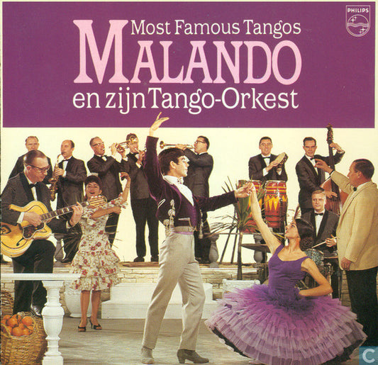 Malando And His Tango Orchestra : Most Famous Tangos  (CD, Comp)