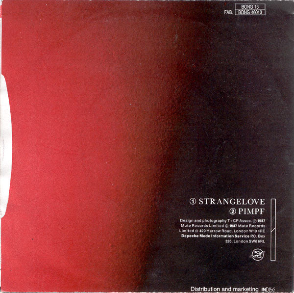 Depeche Mode : Strangelove (7", Single)