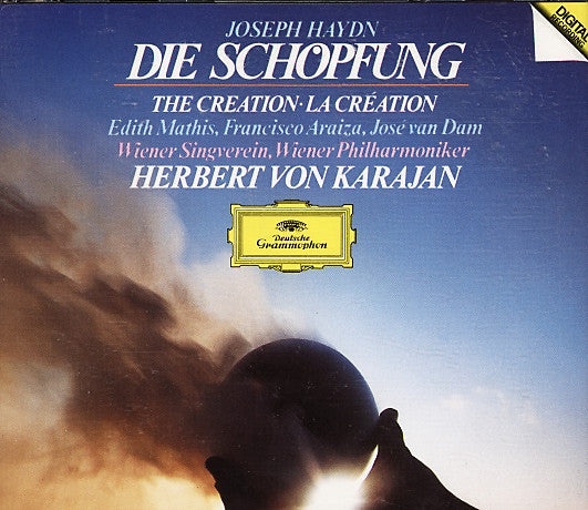 Joseph Haydn, Wiener Philharmoniker, Herbert von Karajan, Wiener Singverein, Edith Mathis, Francisco Araiza, José van Dam : Die Schöpfung = The Creation = La Creation (2xCD, Album, RE)