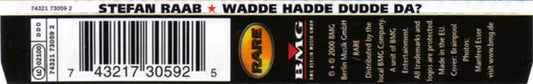 Stefan Raab : Wadde Hadde Dudde Da? (CD, Single)