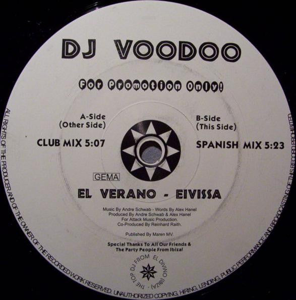 DJ VooDoo : El Verano - Elvissa (12", Maxi, Promo)