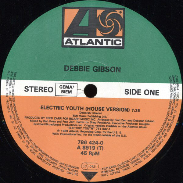Debbie Gibson : Electric Youth (12")