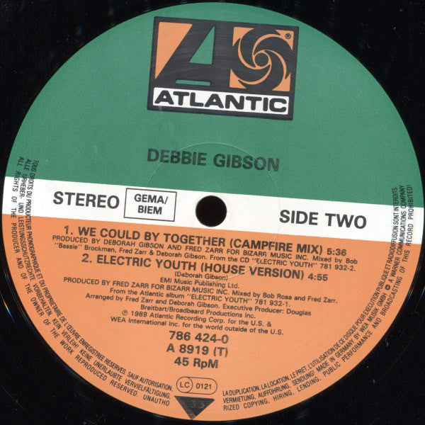 Debbie Gibson : Electric Youth (12")
