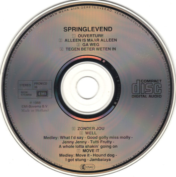 Rob de Nijs : Springlevend (Jubileumconcert '62-'82) (2xCD)