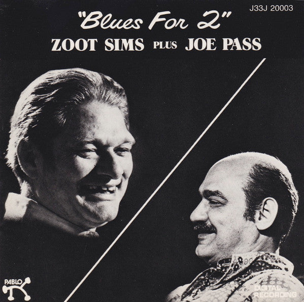 Zoot Sims Plus Joe Pass : Blues For 2 (CD)
