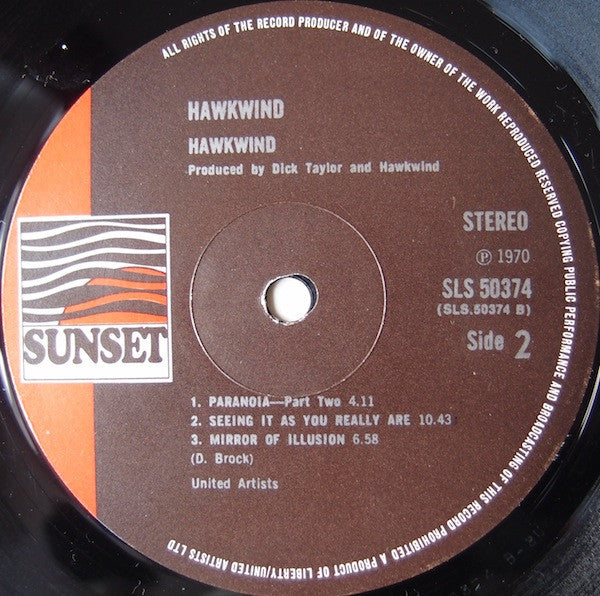 Hawkwind : Hawkwind (LP, Album, RE)