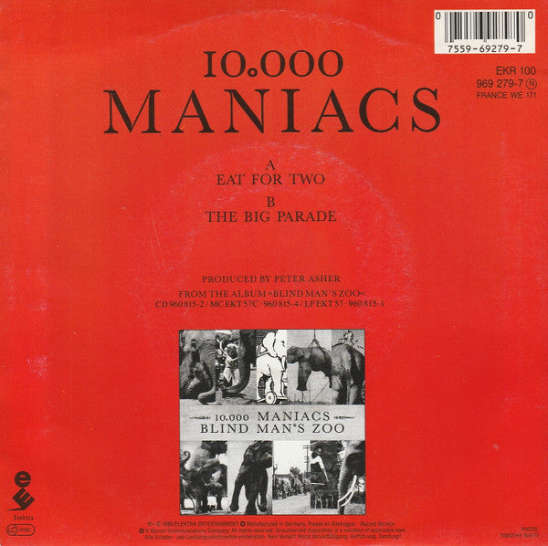 10.000 Maniacs* : Eat For Two (7", Single)