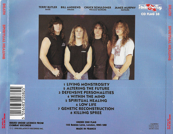 Death (2) : Spiritual Healing (CD, Album)