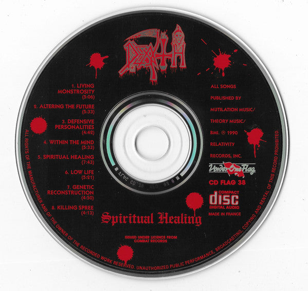 Death (2) : Spiritual Healing (CD, Album)