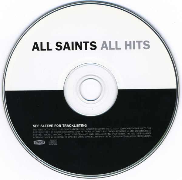 All Saints : All Hits (CD, Comp)