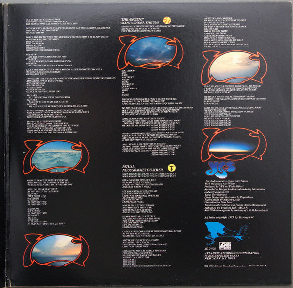 Yes : Tales From Topographic Oceans (2xLP, Album, San)