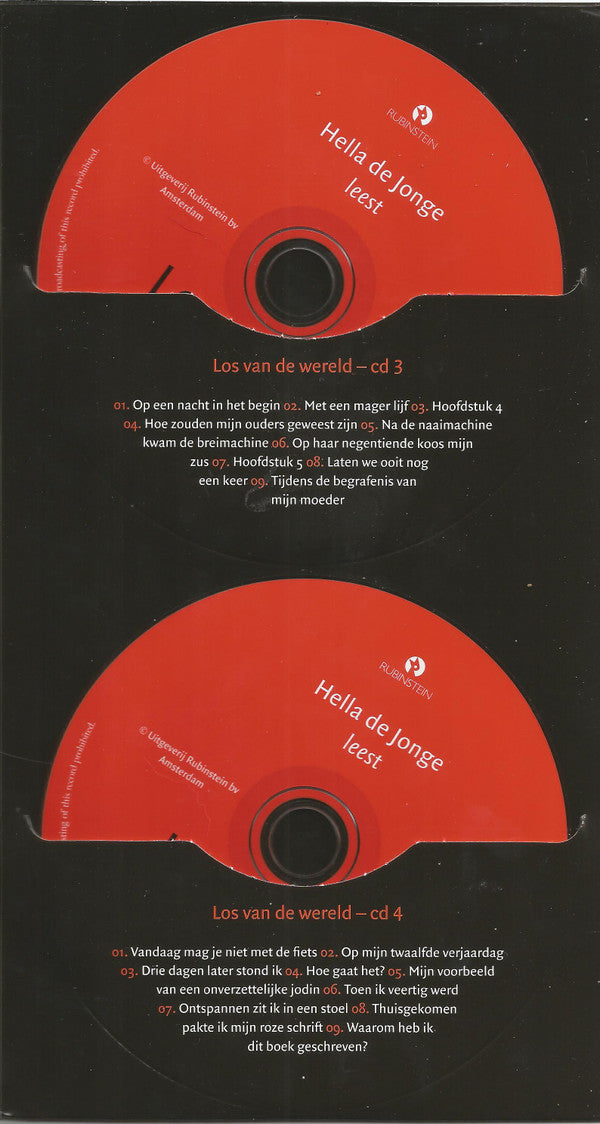 Hella de Jonge : Hella de Jonge Leest "Los Van De Wereld" (4xCD, Lui)