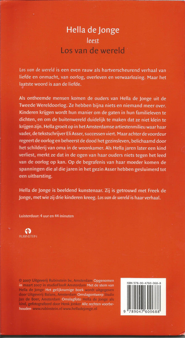 Hella de Jonge : Hella de Jonge Leest "Los Van De Wereld" (4xCD, Lui)