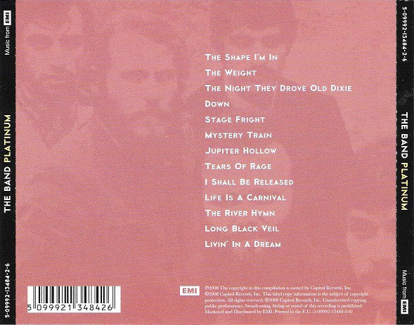 The Band : Platinum (CD, Comp)