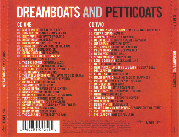 Various : Dreamboats And Petticoats (2xCD, Comp)