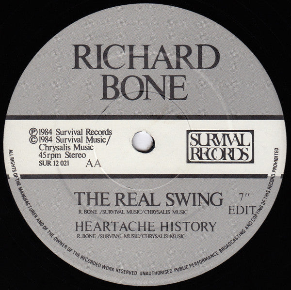 Richard Bone : The Real Swing (12", EP)