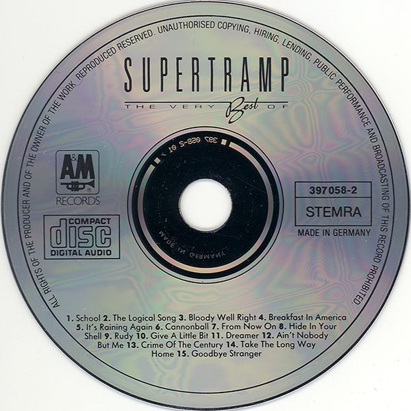 Supertramp : The Very Best Of (CD, Comp)