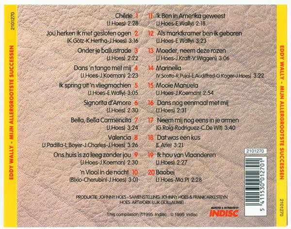 Eddy Wally : Mijn Allergrootste Successen (CD, Comp)