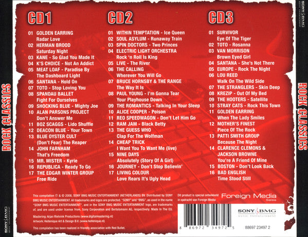 Various : De 50 Grootste Rock Classics (3xCD, Comp)
