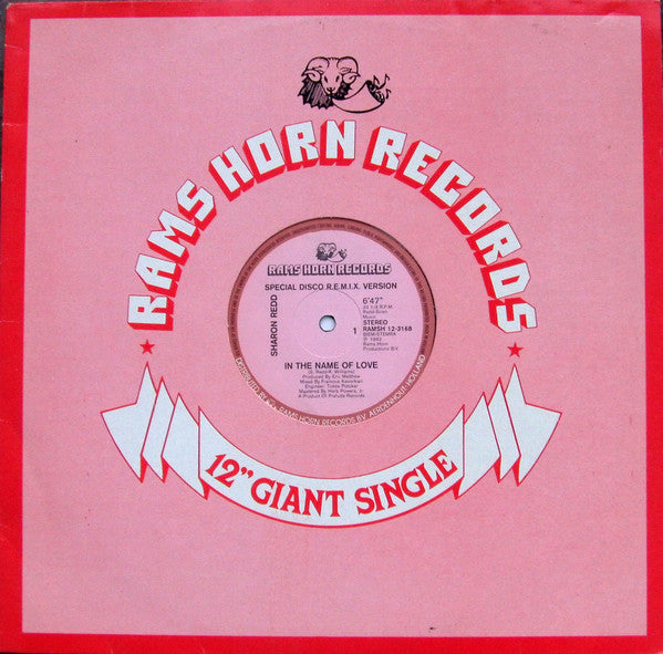 Sharon Redd : In The Name Of Love (Special Disco R.E.M.I.X. Version) (12", Single)