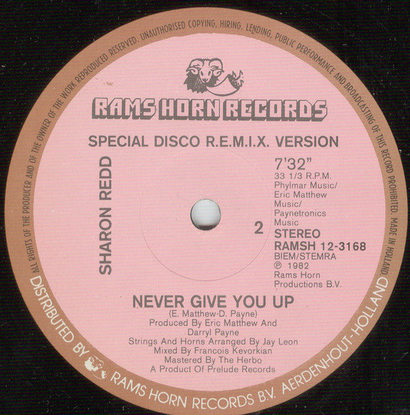 Sharon Redd : In The Name Of Love (Special Disco R.E.M.I.X. Version) (12", Single)