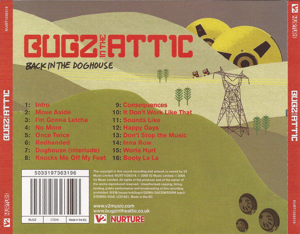 Bugz In The Attic : Back In The Doghouse (CD, Album)
