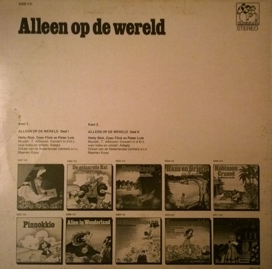 Hetty Blok / Coen Flink En Pieter Lutz : Alleen Op De Wereld  (LP, Album)
