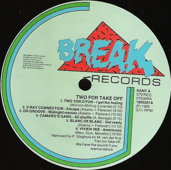 Various : Two For Take Off (LP, Mixed)