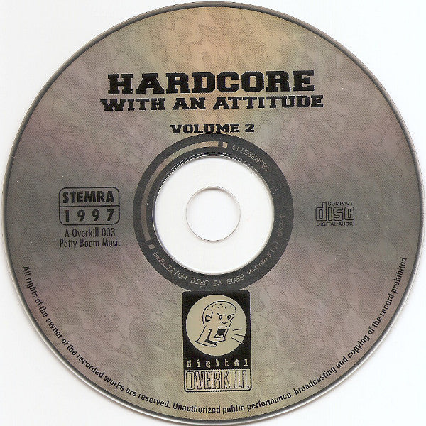 Various : Hardcore With An Attitude Volume 2 (CD, Comp)