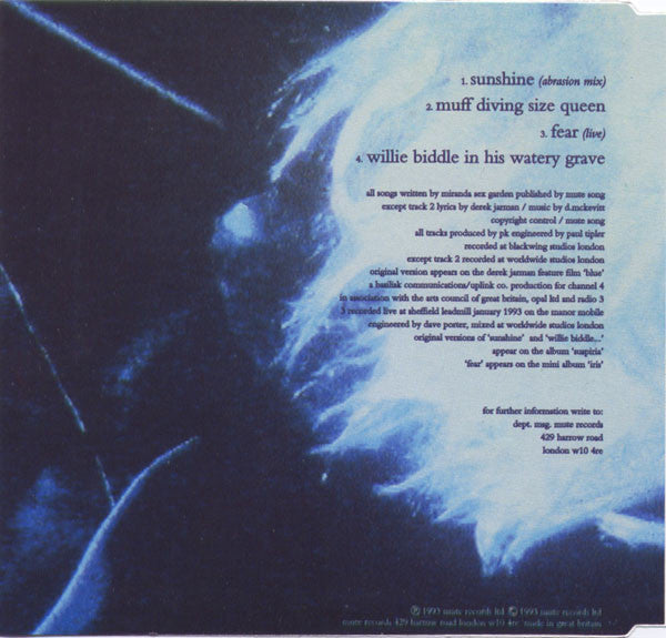 Miranda Sex Garden : Sunshine (CD, Single)