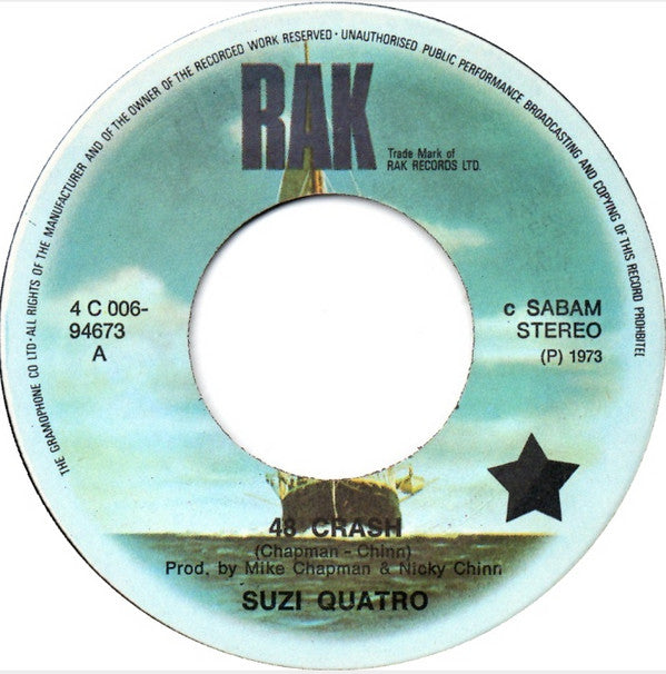Suzi Quatro : 48 Crash (7", Single)