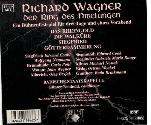 Richard Wagner : Der Ring Des Nibelungen (14xCD + Box)