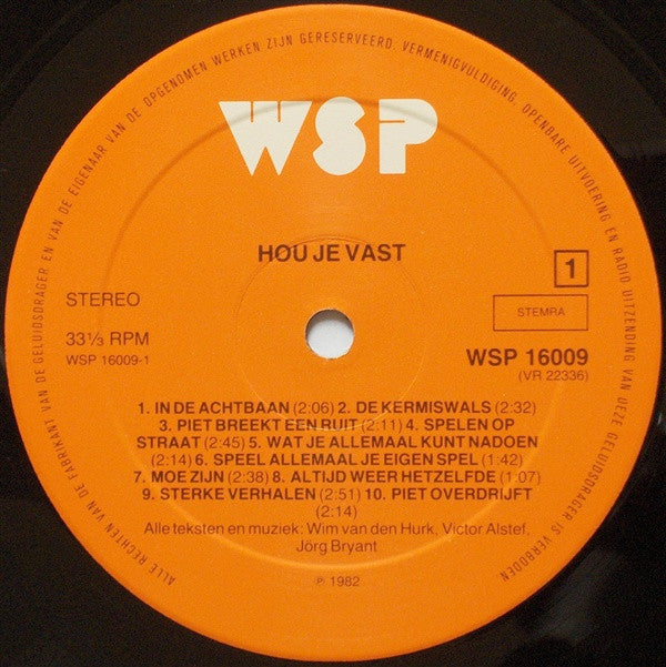Sesamstraat : Hou Je Vast (LP, Album)