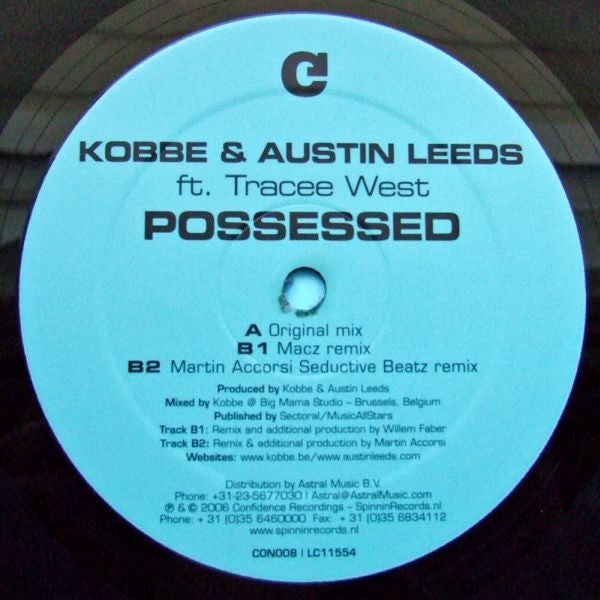 Kobbe & Austin Leeds Ft. Tracee West : Possessed (12")