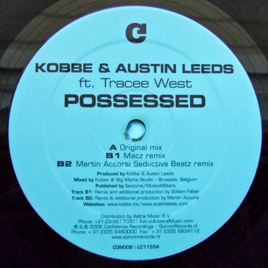 Kobbe & Austin Leeds Ft. Tracee West : Possessed (12")