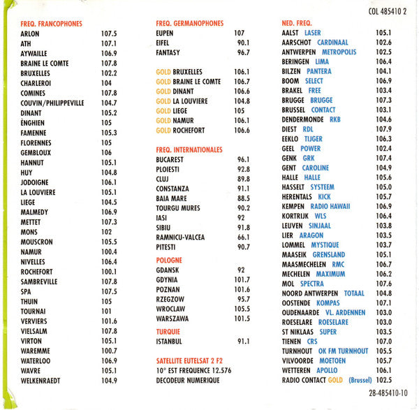 Various : Radio Contact Top 15 (86-87) (2xCD, Comp)