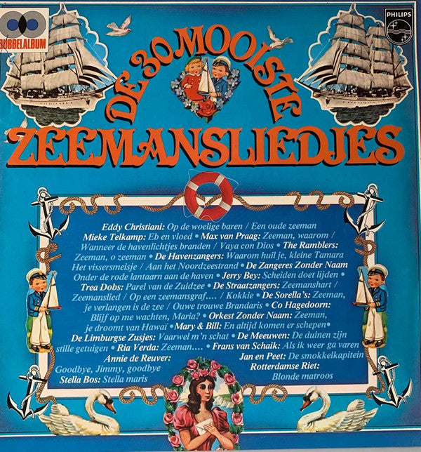 Various : De 30 Mooiste Zeemansliedjes (2xLP, Comp)