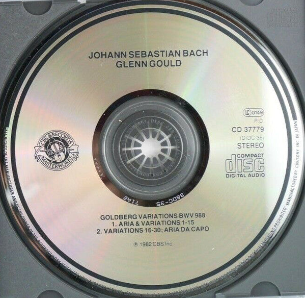 Johann Sebastian Bach, Glenn Gould : The Goldberg Variations (CD, Album)