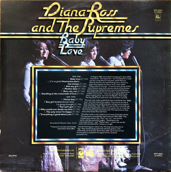 The Supremes : Baby Love (LP, Comp)