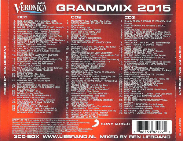 Ben Liebrand : Grandmix 2015 (3xCD, Mixed)
