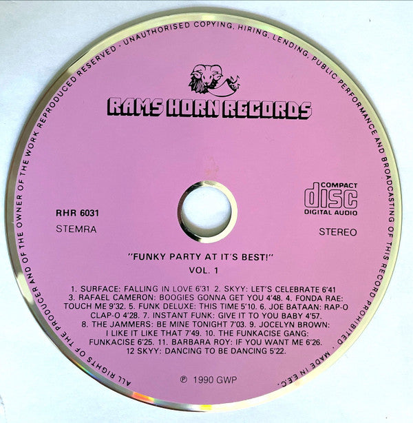 Various : Funky Party At It's Best! Vol. 1 (CD, Comp)